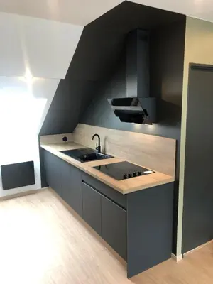 Cuisine ou kitchenette dans l'établissement Ma Montagne Chic 2