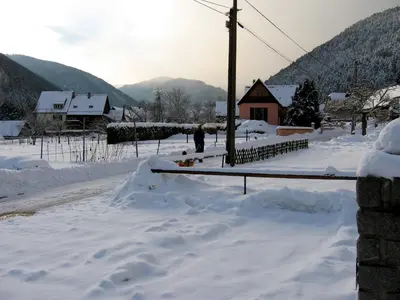L'établissement Gîte Plein Sud en hiver