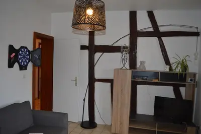 Télévision ou salle de divertissement dans l'établissement Charme,détente et vue imprenable en centre ville