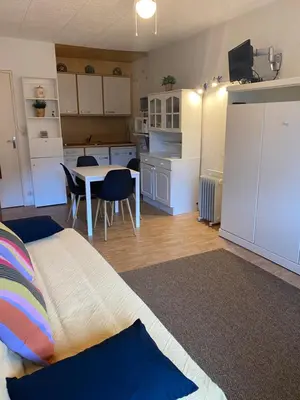 Cuisine ou kitchenette dans l'établissement Les Cimes de Belle Hutte