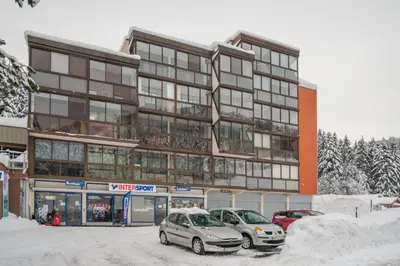 L'établissement Les Cimes de Belle Hutte en hiver