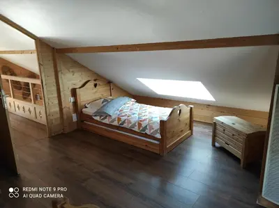 Un ou plusieurs lits dans un hébergement de l'établissement chalet des pierres opalines