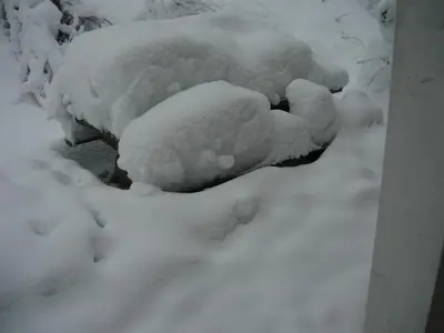 L'établissement chalet des pierres opalines en hiver