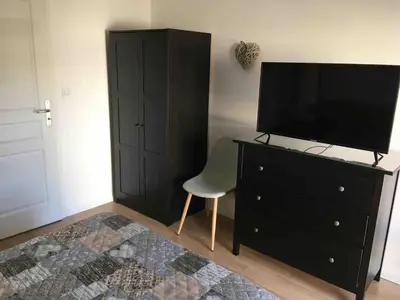 Télévision ou salle de divertissement dans l'établissement Au Coeur de Colmar