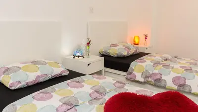 Un ou plusieurs lits dans un hébergement de l'établissement Quiet Studio - Personal Welcome - Near Basel