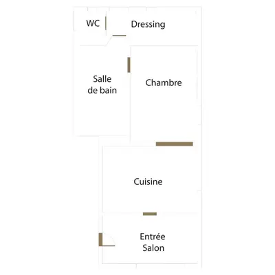 Plan de l'établissement Le Guèlèf - Appartement 2 personnes