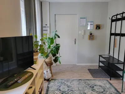Télévision ou salle de divertissement dans l'établissement Le Guèlèf - Appartement 2 personnes