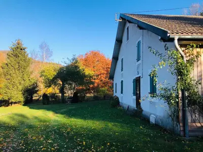 Jardin de l'établissement Chalet Meuselotte, à Bussang dans les Vosges