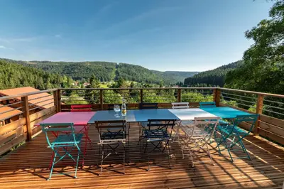 Paysage naturel près de la maison de vacances