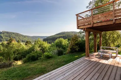 Paysage naturel près de la maison de vacances