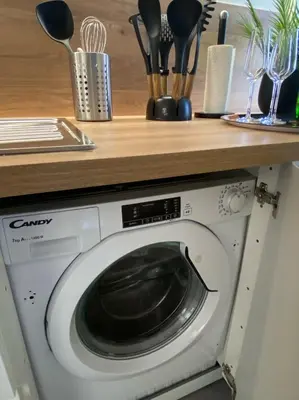 Cuisine ou kitchenette dans l'établissement DUPLEX Le 12 - Appartement avec terrasse dans le vignoble - 5 mn du centre de Colmar