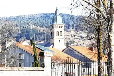 Vue générale sur la montagne ou vue sur la montagne depuis l'appartement