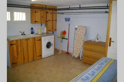Cuisine ou kitchenette dans l'établissement Gîte de moyenne Montagne