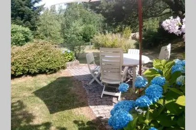 Jardin de l'établissement Gîte de moyenne Montagne