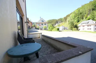 Vue générale sur la montagne ou vue sur la montagne depuis l'appartement