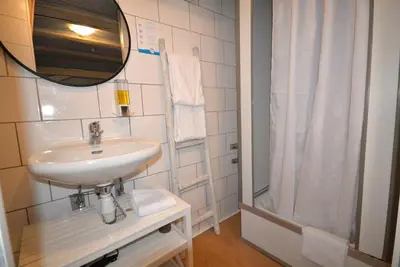 Salle de bains dans l'établissement Chambres d'hôtes Chez Caroline