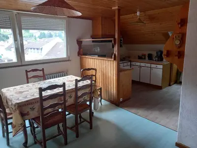 Cuisine ou kitchenette dans l'établissement bellavie3