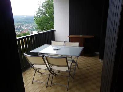 Balcon ou terrasse dans l'établissement f2 gerardmer