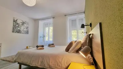 Un ou plusieurs lits dans un hébergement de l'établissement Bulles de sommeil - Cozy - RBNB