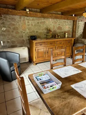 Coin salon dans l'établissement La maison dans les prés