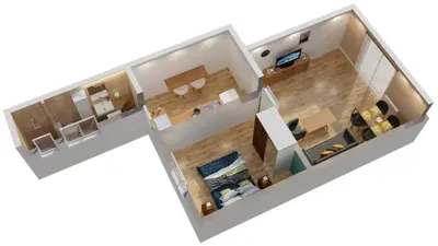 Télévision ou salle de divertissement dans l'établissement Le Green St Léon : Lit Queen Size * WIFI * Idéal Couple