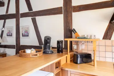Plateau bouilloire dans l'établissement Gite 