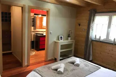 Plan de l'établissement Chalet Oxalys entre lacs et montagne, jacuzzi & sauna