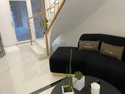 Coin salon dans l'établissement Les chambres d'à côté