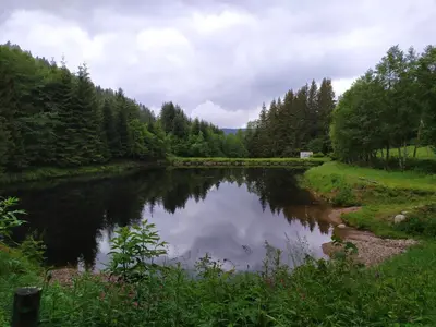 Paysage naturel près de la maison de vacances