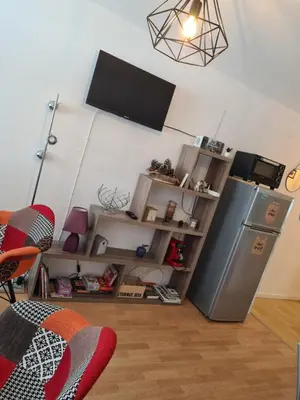 Cuisine ou kitchenette dans l'établissement Studio à Xonrupt proche du Lac