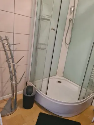 Salle de bains dans l'établissement Studio à Xonrupt proche du Lac