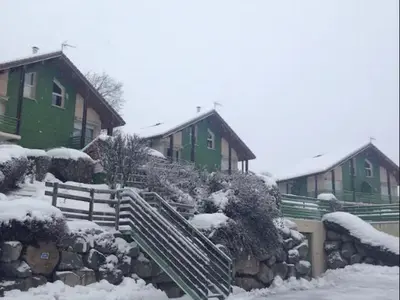 L'établissement Chalet chaleureux à Gérardmer, vue pistes, 4 pers. - FR-1-589-371 en hiver