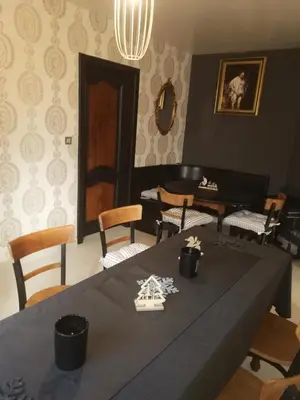Coin salon dans l'établissement Villa kerangoues gîte 3 étoiles