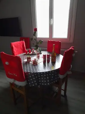 Télévision ou salle de divertissement dans l'établissement Gîte les chiwawas d'Alsace