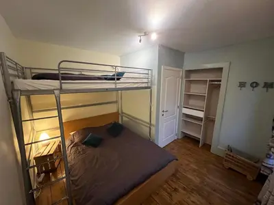 Un ou plusieurs lits dans un hébergement de l'établissement Gîte de charme jusqu'à 14 personnes, Proche du lac de Gérardmer