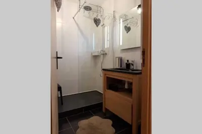 Cuisine ou kitchenette dans l'établissement Rev2 Montagne