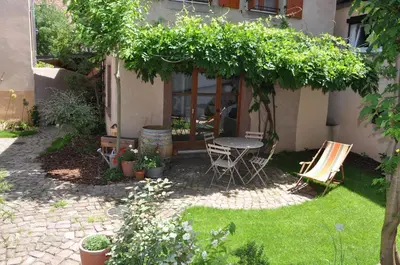 Jardin de l'établissement Au Grès des Vignes