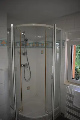 Salle de bains dans l'établissement Chez Max Alsace