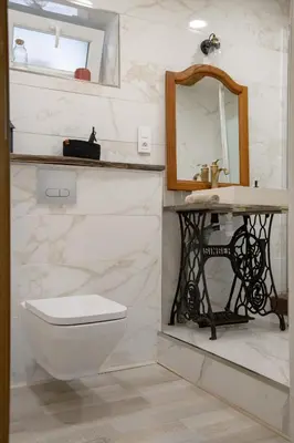 Salle de bains dans l'établissement Chambre indépendante n2 - Bretzel et Bergamote