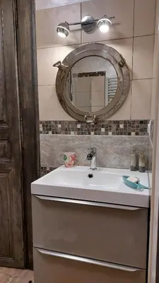 Salle de bains dans l'établissement la romantique