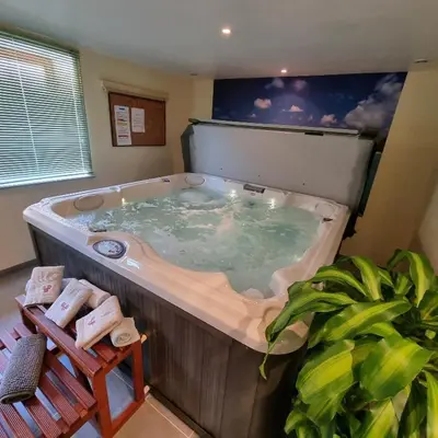 Plan de l'établissement Gite Myrtille 2 à 6 personnes avec SPA et salle de jeux dans la Residence