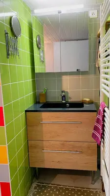 Salle de bains dans l'établissement L'eau vive