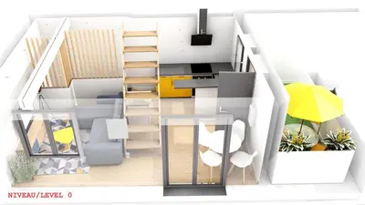 Plan de l'établissement Maisonnette Le Faubourg - CENTRE VILLE, TERRASSE ET NETFLIX
