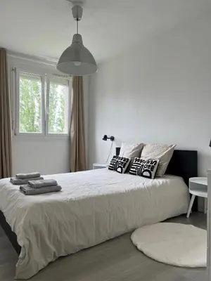 Un ou plusieurs lits dans un hébergement de l'établissement COSY F3 PROCHE CENTRE