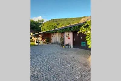Vue générale sur la montagne ou vue sur la montagne depuis l'appartement