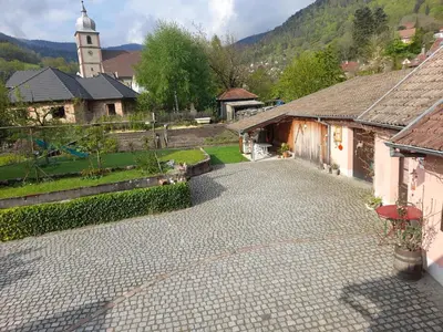 Vue générale sur la montagne ou vue sur la montagne depuis l'appartement
