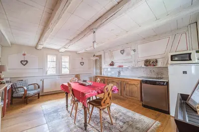 Cuisine ou kitchenette dans l'établissement Chez Jade et Ambre