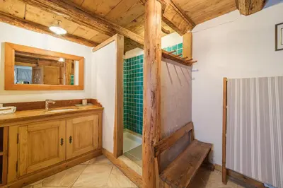 Salle de bains dans l'établissement Chez Jade et Ambre