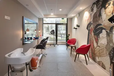 Coin salon dans l'établissement LE JARDIN D'EDO