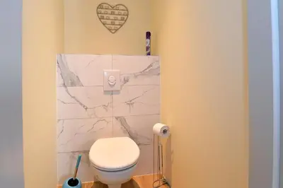 Salle de bains dans l'établissement Chez Sylvie et Joséphine